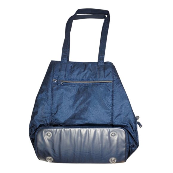 Lug Ranger Tote Shoulder Bag Zippered Navy Blue Diaper Carry-On Travel Beach - Picture 3 of 8